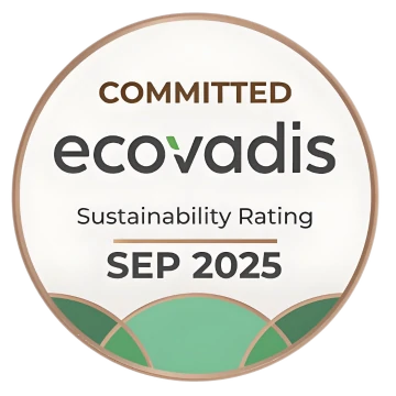 符合ISO14001与ISO45001标准。得到Ecovadis企业社会责任认证